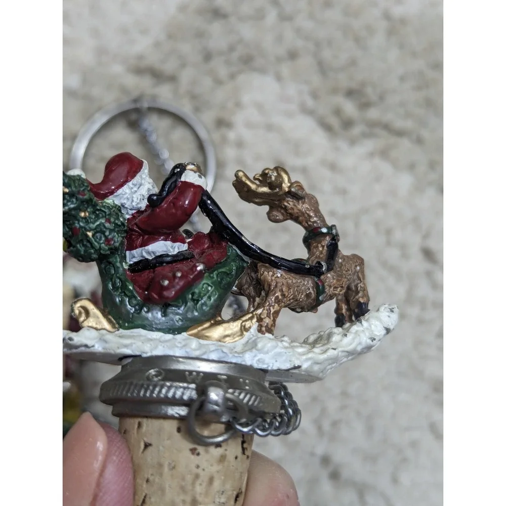 WTU Cork Wine Stopper Lot‎ Christmas